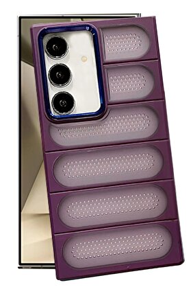 CepteToptan Samsung Galaxy S24 Kılıf Airmax Silikon Kapak - Derin Mor - DROPX7915-5501