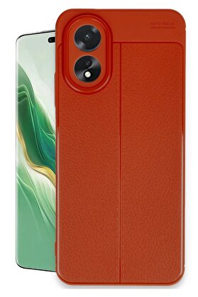 CepteToptan Oppo A38 Kılıf Auto Focus Kapak - Kırmızı - DROPX3865-3311