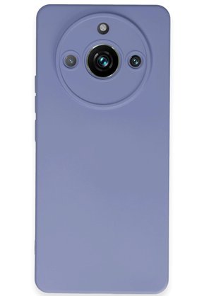 CepteToptan Realme 11 Pro Kılıf Nano içi Kadife Silikon - Lila - DROPX8291-4794