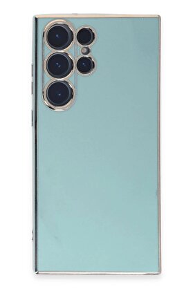 CepteToptan Samsung Galaxy S23 Ultra Kılıf Volet Silikon - Açık Yeşil - DROPX4401-8888