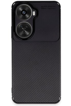CepteToptan Huawei Nova 12 SE Kılıf Auto Focus Karbon Kapak - Siyah - DROPX3497-3361
