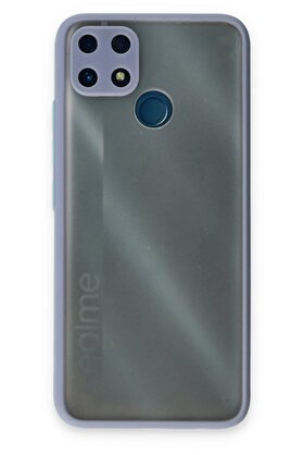 CepteToptan Realme C25 Kılıf Montreal Silikon Kapak - Gri - DROPX4358-1524