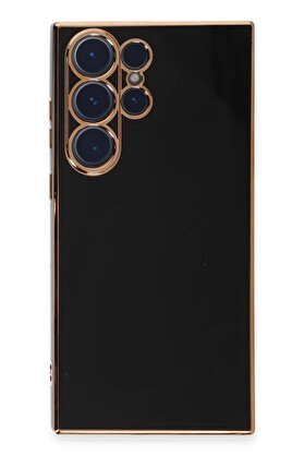 CepteToptan Samsung Galaxy S23 Ultra Kılıf Volet Silikon - Siyah - DROPX6148-2599