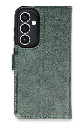 CepteToptan Samsung Galaxy S23 FE Kılıf Trend S Plus Kapaklı Kılıf - Yeşil - Sb8293-5202