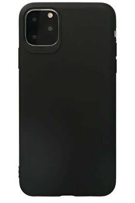 CepteToptan iPhone 11 Pro Kılıf First Silikon - Siyah - DROPX6790-8678