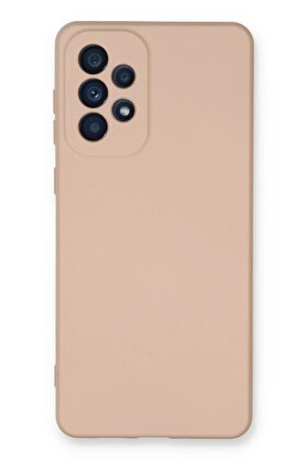 CepteToptan Samsung Galaxy A53 5G Kılıf Nano içi Kadife Silikon - Pudra - DROPX6393-3787