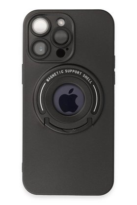 CepteToptan iPhone 13 Pro Max Kılıf Lukka Magneticsafe Kapak - Siyah - DROPX1872-2226
