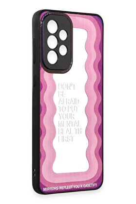 CepteToptan Samsung Galaxy A73 5G Kılıf Mirror Desenli Kapak - Mirror - 11 - DROPX9862-9900