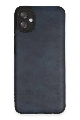 CepteToptan Samsung Galaxy A04E Kılıf Loop Deri Silikon - Lacivert - DROPX5821-8634