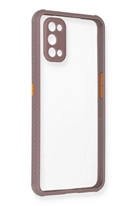 CepteToptan Realme 7 Pro Kılıf Miami Şeffaf Silikon - Açık Mor - DROPX5287-3116