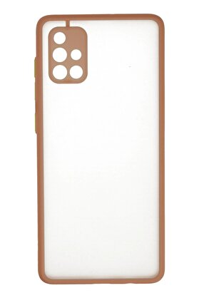 CepteToptan Samsung Galaxy A71 Kılıf Montreal Silikon Kapak - Pembe - DROPX8543-1503