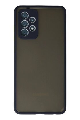 CepteToptan Samsung Galaxy A72 Kılıf Montreal Silikon Kapak - Lacivert - DROPX3798-4727