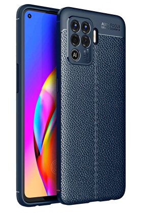 CepteToptan Oppo Reno 5 Lite Kılıf Auto Focus Kapak - Lacivert - DROPX2503-2515