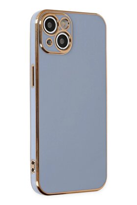 CepteToptan iPhone 14 Kılıf Volet Silikon - Mavi - DROPX8373-4487