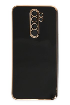 CepteToptan Xiaomi Redmi Note 8 Pro Kılıf Volet Silikon - Siyah - DROPX5321-7266