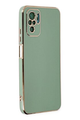 CepteToptan Xiaomi Redmi Note 10 Kılıf Volet Silikon - Açık Yeşil - DROPX6929-4677