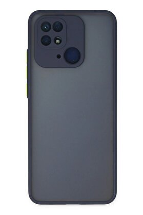 CepteToptan Xiaomi Redmi 10C Kılıf Montreal Silikon Kapak - Lacivert - DROPX6435-1489