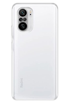 CepteToptan Xiaomi Poco F3 Kılıf Lüx Şeffaf Silikon - DROPX6835-6256
