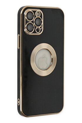 CepteToptan iPhone 12 Pro Max Kılıf Store Silikon - Siyah - DROPX7413-8709