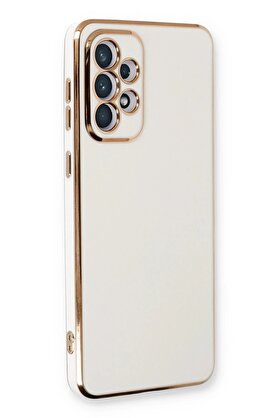 CepteToptan Samsung Galaxy A33 5G Kılıf Volet Silikon - Beyaz - DROPX3352-2003