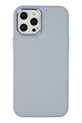 CepteToptan iPhone 12 Pro Max Kılıf Asya Deri Silikon - Sierra Blue - DROPX2259-5652