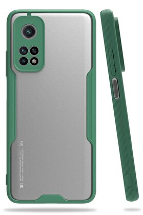 CepteToptan Xiaomi Mi 10T Pro Kılıf Platin Silikon - Yeşil - DROPX9375-6503