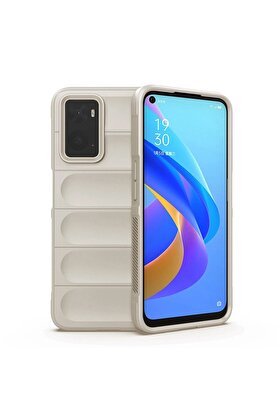 CepteToptan Realme 9i 4G Kılıf Optimum Silikon - Krem - DROPX4619-9849