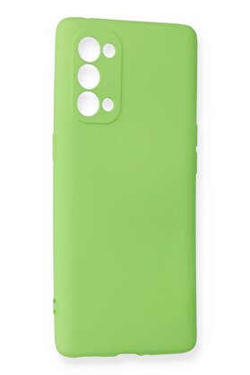 CepteToptan Oppo Reno 5 Pro Kılıf First Silikon - Yeşil - DROPX2997-9377