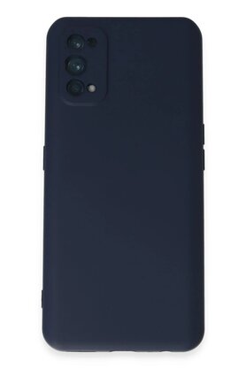 CepteToptan Realme 7 Pro Kılıf Nano içi Kadife Silikon - Lacivert - DROPX7117-5846