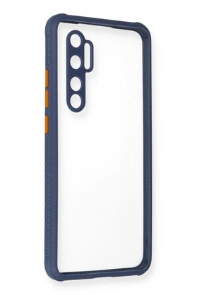 CepteToptan Xiaomi Mi Note 10 Lite Kılıf Miami Şeffaf Silikon - Gri - DROPX1971-5049