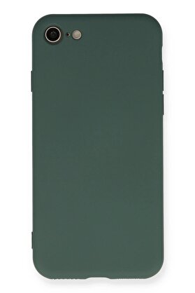 CepteToptan iPhone 7 Kılıf Nano içi Kadife Silikon - Koyu Yeşil - DROPX3472-2669