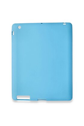 CepteToptan iPad 4 9.7 Kılıf Evo Tablet Silikon - Mavi - DROPX5699-8210