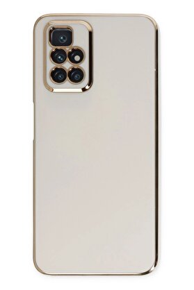 CepteToptan Xiaomi Redmi 10 2022 Kılıf Volet Silikon - Beyaz - DROPX2040-1653