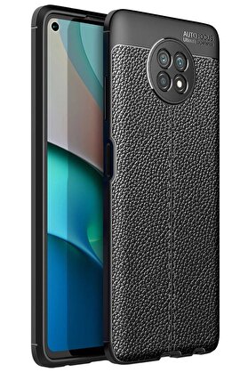 CepteToptan Xiaomi Redmi Note 9 5G Kılıf Auto Focus Kapak - Siyah - DROPX5526-7549