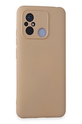 CepteToptan Xiaomi Redmi 12C Kılıf Nano içi Kadife Silikon - Pudra - DROPX5025-3147