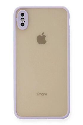 CepteToptan iPhone X Kılıf Montreal Silikon Kapak - Mor - DROPX4248-2958