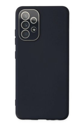 CepteToptan Samsung Galaxy A53 5G Kılıf Lansman Glass Kapak - Lacivert - DROPX5015-5366