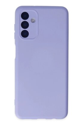 CepteToptan Samsung Galaxy A04S Kılıf Nano içi Kadife Silikon - Lila - DROPX6901-3857