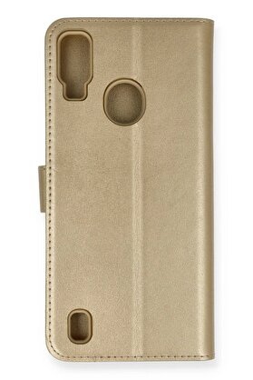 CepteToptan Reeder P13 Blue Kılıf Trend S Plus Kapaklı Kılıf - Gold - DROPX6756-4899