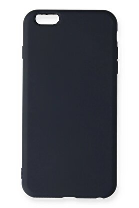 CepteToptan iPhone 6 Plus Kılıf Nano içi Kadife Silikon - Lacivert - DROPX8911-1032