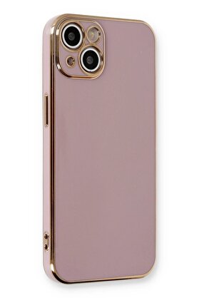 CepteToptan iPhone 13 Kılıf Volet Silikon - Mor - DROPX6819-3906
