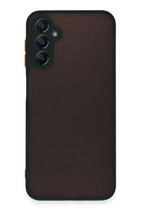 CepteToptan Samsung Galaxy A14 4G Kılıf Montreal Silikon Kapak - Yeşil - DROPX1950-2985
