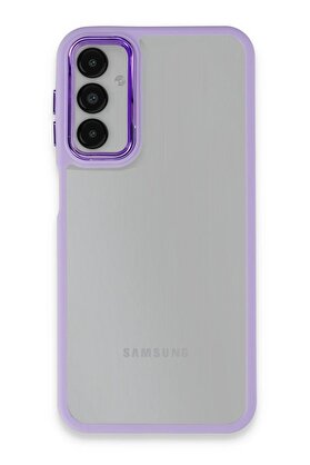 CepteToptan Samsung Galaxy A24 4G Kılıf Dora Kapak - Lila - DROPX5965-5846