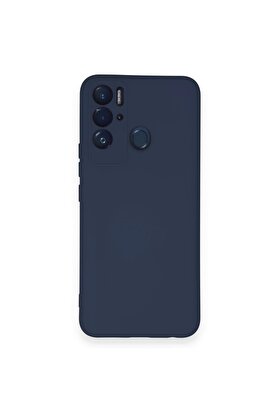 CepteToptan Tecno Pova Neo Kılıf Nano içi Kadife Silikon - Lacivert - DROPX3558-7862