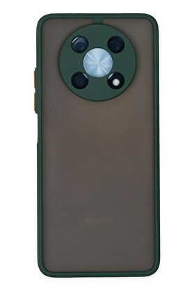 CepteToptan Huawei Nova Y90 Kılıf Montreal Silikon Kapak - Yeşil - DROPX5424-8601