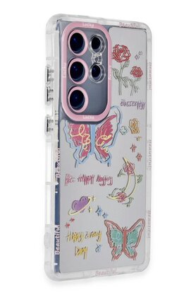 CepteToptan Samsung Galaxy S24 Ultra Kılıf Reflexion Desenli Kapak - Desen 8 - DROPX6520-7757