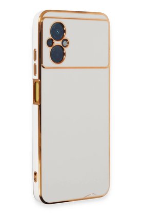 CepteToptan Xiaomi Poco M5 Kılıf Volet Silikon - Beyaz - DROPX5717-3598