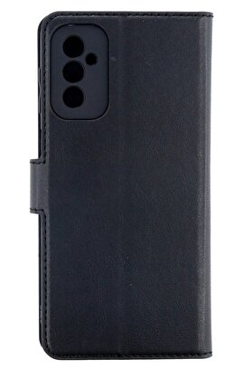 CepteToptan Samsung Galaxy M52 5G Kılıf Trend S Plus Kapaklı Kılıf - Siyah - DROPX1125-7738
