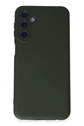 CepteToptan Samsung Galaxy M34 5G Kılıf Nano içi Kadife Silikon - Koyu Yeşil - DROPX8727-9148