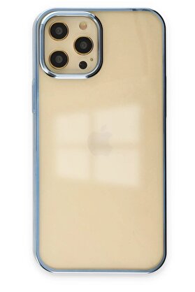 CepteToptan iPhone 12 Pro Max Kılıf Element Silikon - Mavi - DROPX2028-4093